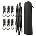 thumbnail image 2 of Outdoor Hanging Rack Camping Triangle Storage Rack Light Stand Multifunction Clothes Drying Tripod for Outdoor Cooking Camping Picnic, 2 of 7