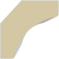thumbnail image 3 of 3/4"H x 3/4"P x 7/8"F x 94 1/2"L Traditional Crown Moulding, 3 of 14