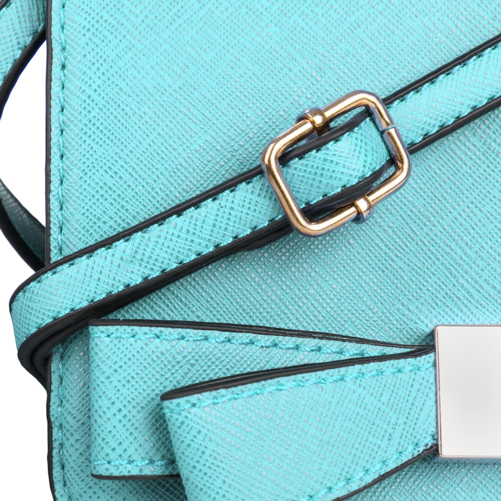 VANGODDY Mini Carson Women's Cross Body Travel Purse Bag (Aqua Blue)