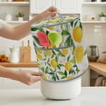 thumbnail image 3 of Country Lemon Pressure Cooker Cover Leaf Flowers Watercolor Plants Farmhouse Dust Cover for Kitchen Appliances with Top Handle & Storage Pockets, Fits 6 Quart Instant Pot, Air Fryer, Crock Pot, 3 of 9