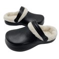 thumbnail image 2 of La Casa Jardín Slipper Forrados Impermeables para Hombres Con Suave Forro Vellón Cálido Difuso Interiores Al Aire Libre, 2 of 9