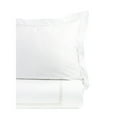 thumbnail image 4 of Melange Home 600 Thread Count Cotton 2 Stripe Embroidered Sham Cover Set White, 4 of 5
