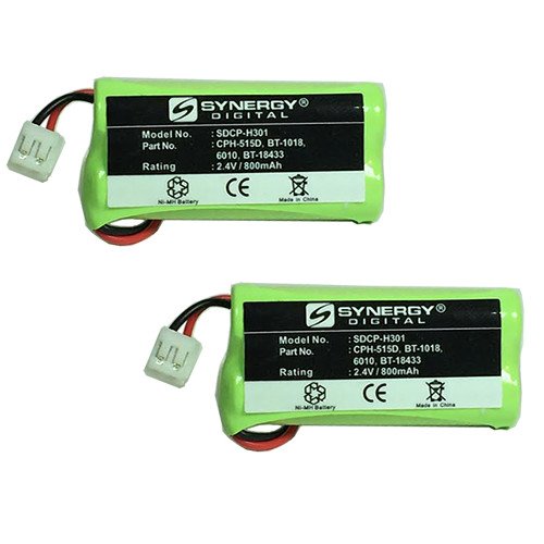 Synergy Digital Cordless Phone Batteries - 3 Pack UL122 Replacement For Vtech Ia5863 & Other Models