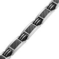 thumbnail image 2 of Men's Titanium Carbon Fiber Magnetic Bracelet Adjustable, 2 of 2
