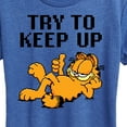 thumbnail image 3 of Garfield - Try To Keep Up - Women's Short Sleeve Graphic T-Shirt, 3 of 5