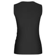 thumbnail image 4 of KyCheLot Womens Sleeveless Shirts Casual Hollow out Wrap V Neck Slim Tank Tops Summer Basic Tee, 4 of 6