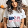 thumbnail image 2 of USA Flag T-Shirt - Patriotic American Graphic Tee for Men and Women, 2 of 6