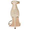 thumbnail image 3 of Wild Pair Womens Bethie 2 Glitter Metallic Heel Sandals, 3 of 3