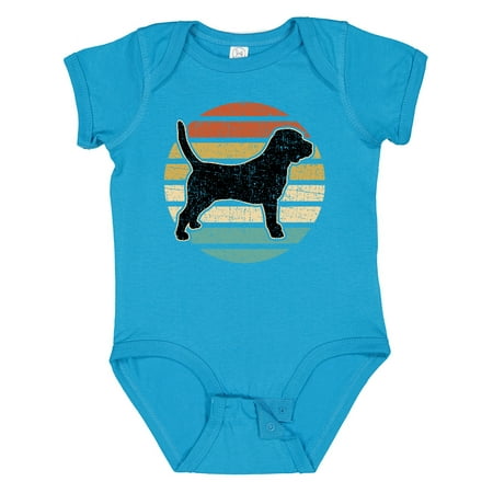 

Inktastic Beagle Dog Retro Sunset Gift Baby Boy or Baby Girl Bodysuit