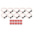 thumbnail image 1 of 10Set Inline Fuse Holder Melting Resistance Easy Wiring Waterproof Fuse Holder with Fuse for Long Term Use and Using in Different Equipments, 1 of 8