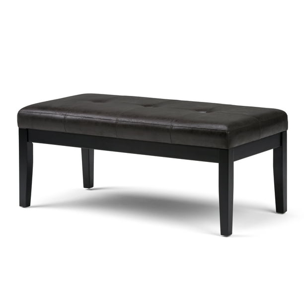 Vancouver Fabric Ottoman Bench Walmart Com Walmart Com