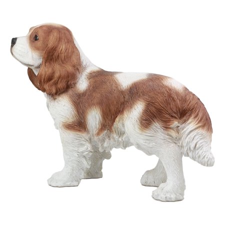 Ebros Life Sized Realistic Adorable Cavalier King Charles Spaniel Dog Statue 16