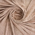 thumbnail image 2 of Zelouf Yvette Foil Crinkle Bodre  , Sewing, DIY, Crafts Fabric by the Yard, Taupe, 20 Yard, 2 of 3