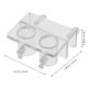 thumbnail image 2 of IDEANATEGRATE Soporte Transparente Para De De Acuario Para Fijar Sensor Y Calentador, 2 of 5