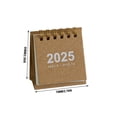 thumbnail image 2 of 2025 Mini Desk Calendar - Compact Table Decoration with Clear Dates for Home & Office Organization, 2 of 6