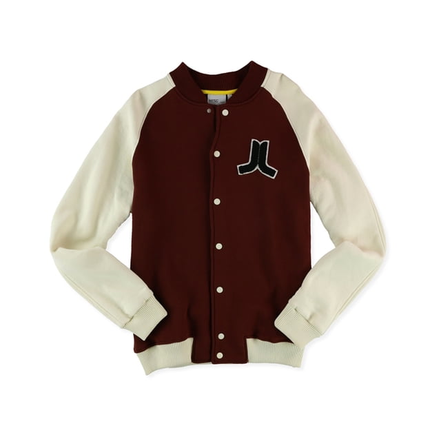 WeSC Balker Varsity - Chaqueta para hombre, color rojo, grande WeSC Chaqueta de universidad