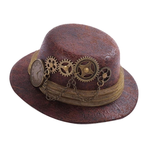 Toystoory Sombrero de copa Steampunk con clip para fiesta, duradero Kits de decoración para fiestas