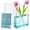 1, variant on Acrylic Book-Shaped Vases, Set of 2