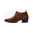thumbnail image 6 of Stacy Adams Sandoval Cuban Heel Boot Croco print Cognac  25666-221, 6 of 7