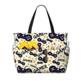 thumbnail image 1 of Fotbe Game Controller Pattern Water-Resistant Beach Travel Bag - Large Capacity Tote with 7 Pockets, Lightweight Design for Women & Men, Perfect for Beach, Pool & Gym, 1 of 7