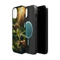 thumbnail image 2 of DistinctInk MagSafe Tough Case for Apple iPhone 15 (6.1" Screen) - Enchanting Wildlife: Magnificent Animals in their Picturesque Habitat - Slim Profile Design, 2 of 6