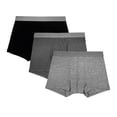 thumbnail image 1 of Bóxer Zaga para Hombre, Corto Premium 3 Piezas Multicolor Talla G, 1 of 3