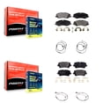 thumbnail image 1 of Positive Plus Front Rear Semi-Metallic Disc Brake Pads and Wear Sensors Kit for Car Land Rover Range Sport with Brembo KPW-100315, 1 of 8