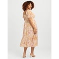 thumbnail image 4 of Jessica Simpson Women's Plus Emmory Tiered Maxi Dress, Sizes 0X-4X, 4 of 7