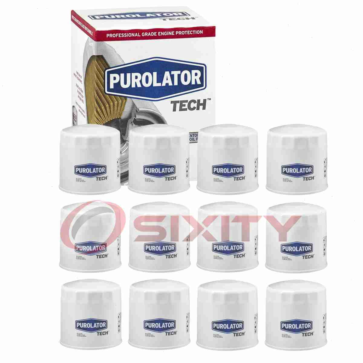 12 pc Purolator TECH TL24651 Engine Oil Filters for 04884899AB 05038041AA 1372 1372MP 150-1014 159 1732 21372 21372MP 2372 25329387 27899 31372 3652 061 37899 3904728 4137 784 41372 47899 4884899AB