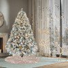 thumbnail image 1 of Falda para árbol de Navidad de 60 cm con lentejuelas, falda vintage para árbol de Navidad, decoración para fiestas navideñas, falda brillante para árbol de Navidad, ideal para el hogar y las fiestas., 1 of 7