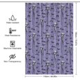 thumbnail image 2 of The Nightmare Before Christmas Rideau de Douche Décoratif Rideau de Bain Imperméable en Polyester avec 12 Crochets, 2 of 7