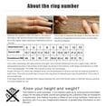 thumbnail image 2 of 6 Pieces Anxiety Rings Corruption Men Women Resistant Round Moon Phase Shape Anti-Pressure Small Wide Rings Jewelry with Chain Women Type 6, 2 of 8