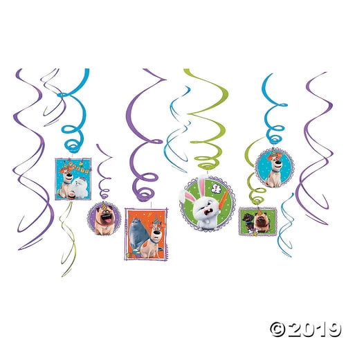 12pc The Secret Life of Pets Birthday Party Balloon Decorations
