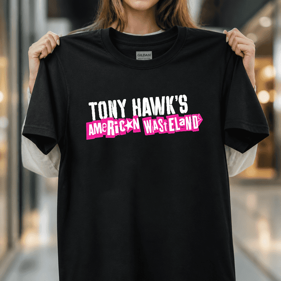 Tony Hawks American Wasteland Skating Video Game Retro Graphic Unisex T-Shirt NS3290, S - 5XL