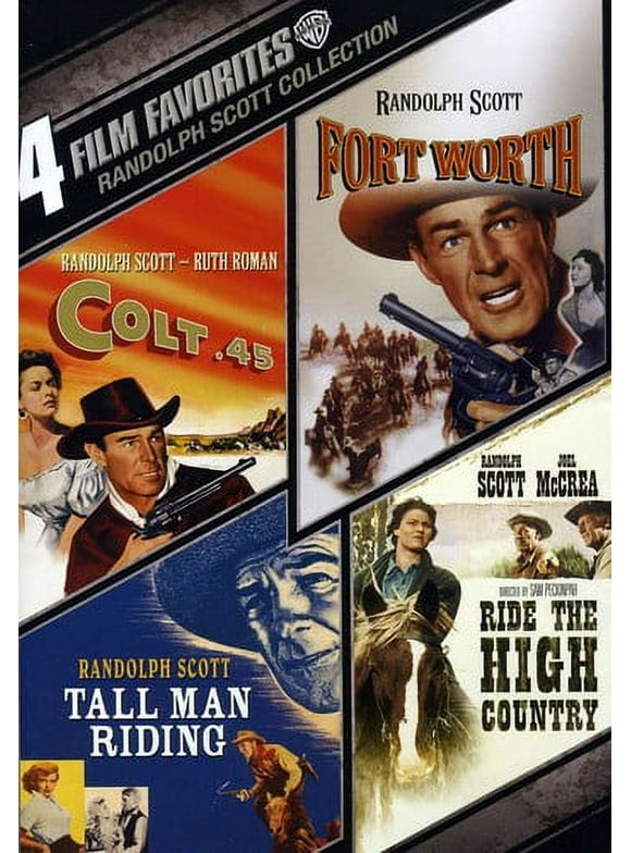 4 Film Favorites: Randolph Scott Collection (DVD), Warner Home Video, Western