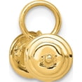 thumbnail image 3 of 14K Yellow Gold 3D Barbell Charm (9.5 X 22) Made In United States a9091, 3 of 6