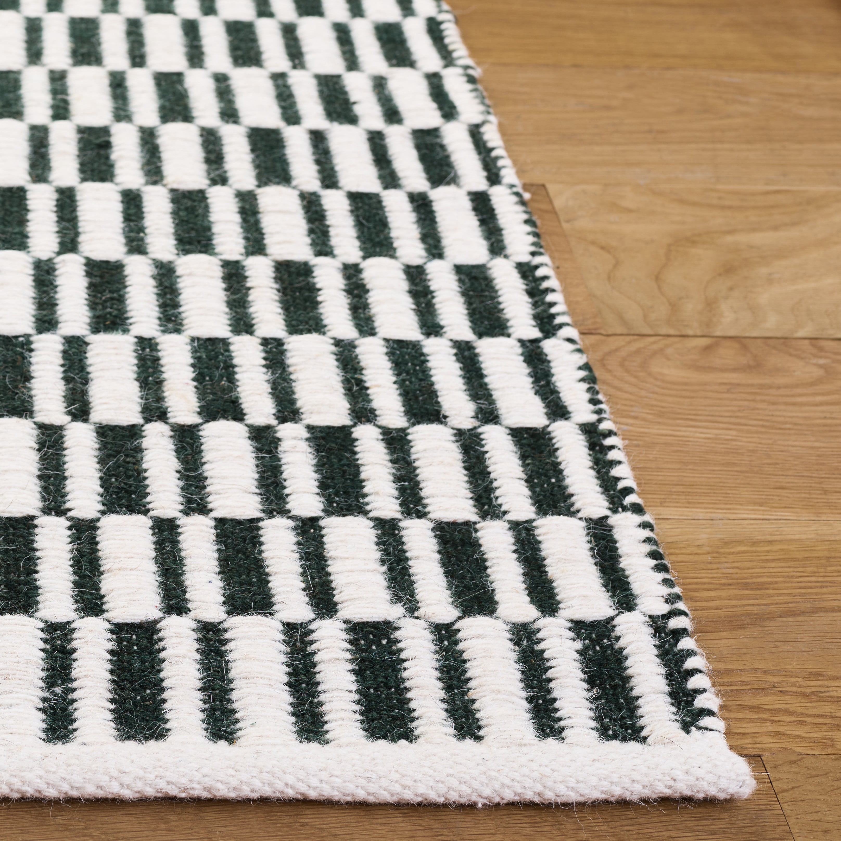 Safavieh Vermont Osmond Solid Color Area Rug, Dark Green/Ivory, 3' x 5'