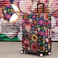 thumbnail image 4 of Pioneer Flower Floral Print Pattern Luggage Cover Fashion Suitcase Cover Baggage Covers Fit 25-28 Inch Luggage (Go Travel), 4 of 5