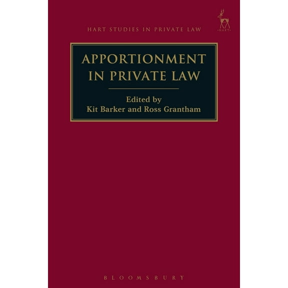 Hart Studies in Private Law Apportionment in Private Law, (Hardcover)