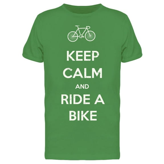 Keep Calm And Ride A Bike Tee Men's -Image by Shutterstock