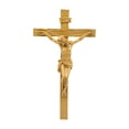 thumbnail image 1 of Crucifijo de pared, Jesús, coleccionable, cruces católicas colgantes de resina para oficina y Marrón, 1 of 9