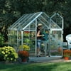 Palram - Canopia Snap & Grow - 6' x 8' - Silver - Walk-In Hobby Greenhouse
