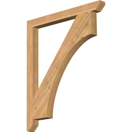 

Ekena Millwork 3 1/2 W x 40 D x 48 H Westlake Slat Smooth Bracket Western Red Cedar