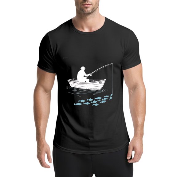 Black T Shirts for Men, Mens Graphic Tees, M5716199,3XL