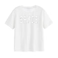 thumbnail image 3 of Camiseta de Mujer Casual Sunnimix XL Blanco, 3 of 8