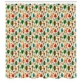 thumbnail image 3 of Tree Shower Curtain, Nursery Concept Joyous Forest Animals and Plants Apples Mushrooms Trees and Rabbits, Fabric Bathroom Set with Hooks, 69W X 70L Inches, Multicolor, by Ambesonne, 3 of 3