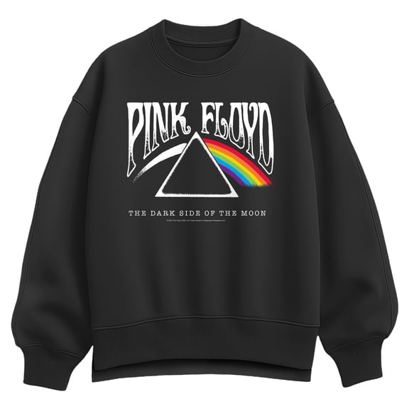 Pink Floyd - Band Logo - Women's Oversized Fleece Crew Sweatshirt