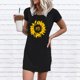 thumbnail image 2 of Vestido Seaxy de manga corta con estampado de verano y cuello redondo informal a la moda para mujer Fridja  bnh3259, 2 of 4