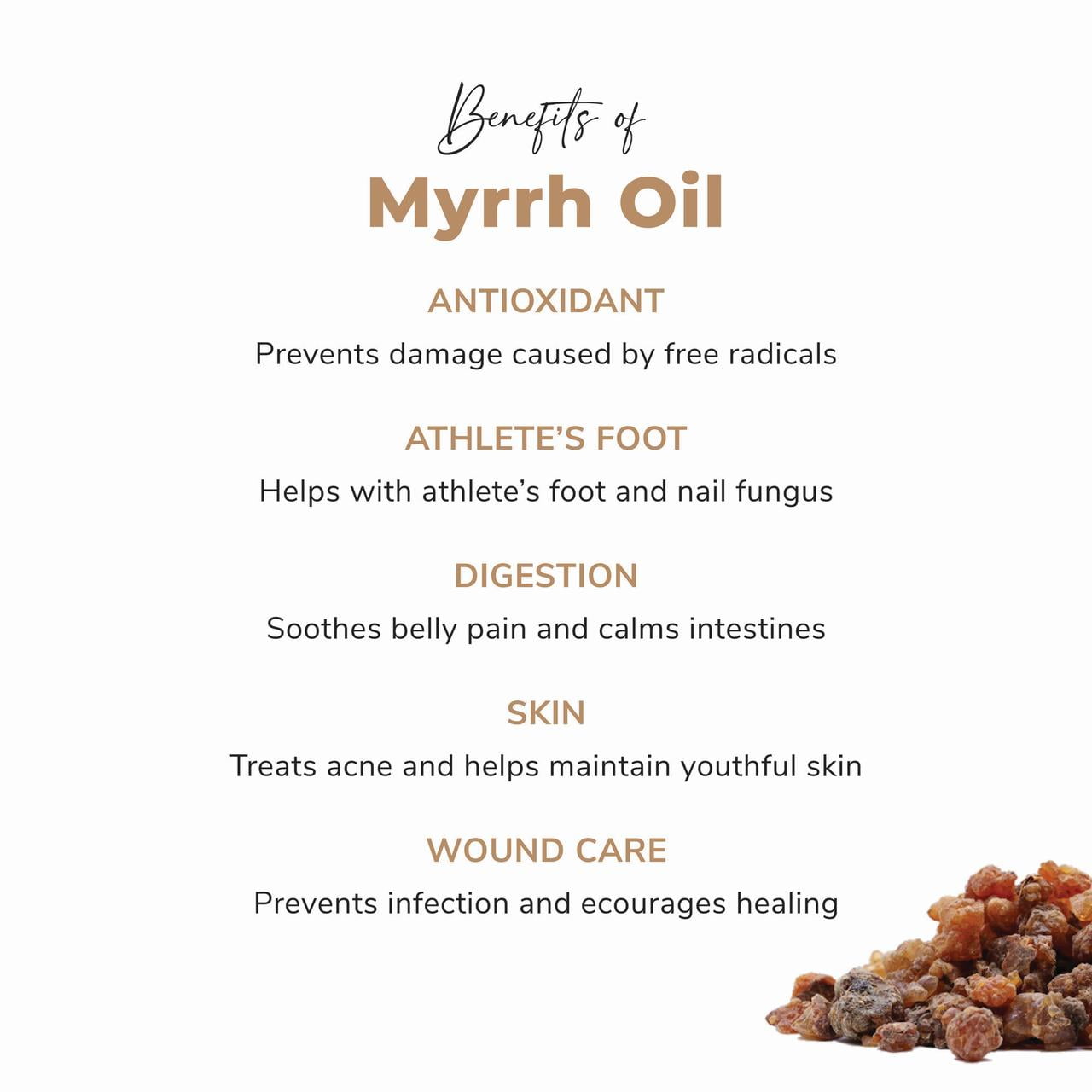 Benefits of Myrrh Essential Oil