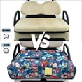 thumbnail image 6 of Yuyamidu Golf Ball Golf Cart Seat Cover for Front Seats Universal Replacement Seat Cover with Pockets Tropical Hibiscus Golf Cart Rear Seat Cover for Club Car, 6 of 8